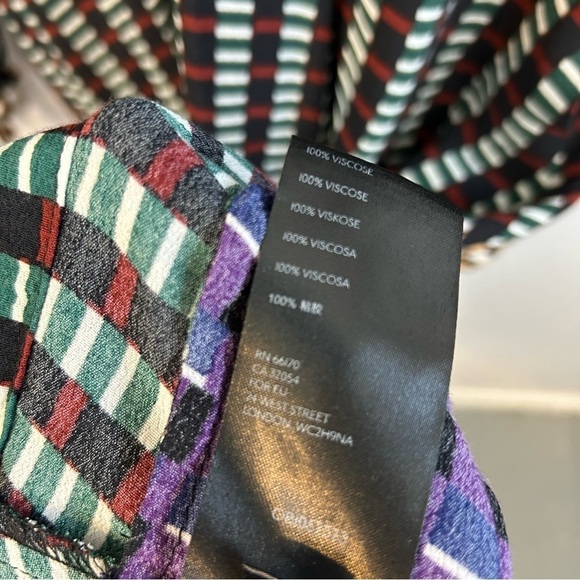 Anthropologie Maeve Gianna Long Sleeve Tunic Mixed Print Multicolor Dress Size 2 - Picture 14 of 14